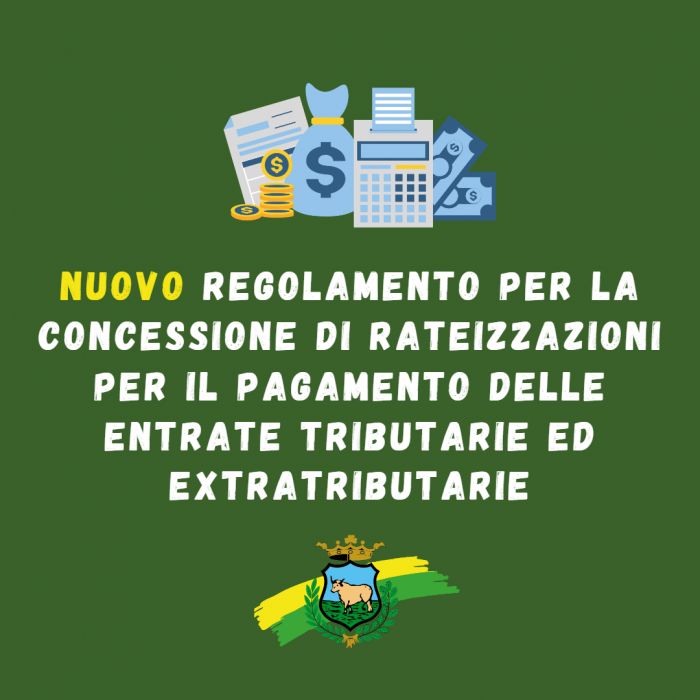 APPROVATO IL NUOVO REGOLAMENTO PER LA CONCESSIONE DI RATEIZZAZIONI PER ...