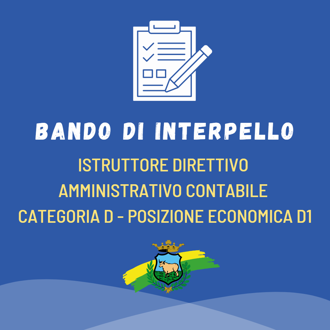 BANDO DI INTERPELLO “ELENCO IDONEI” - Per Enti Sottoscrittori Accordo ...